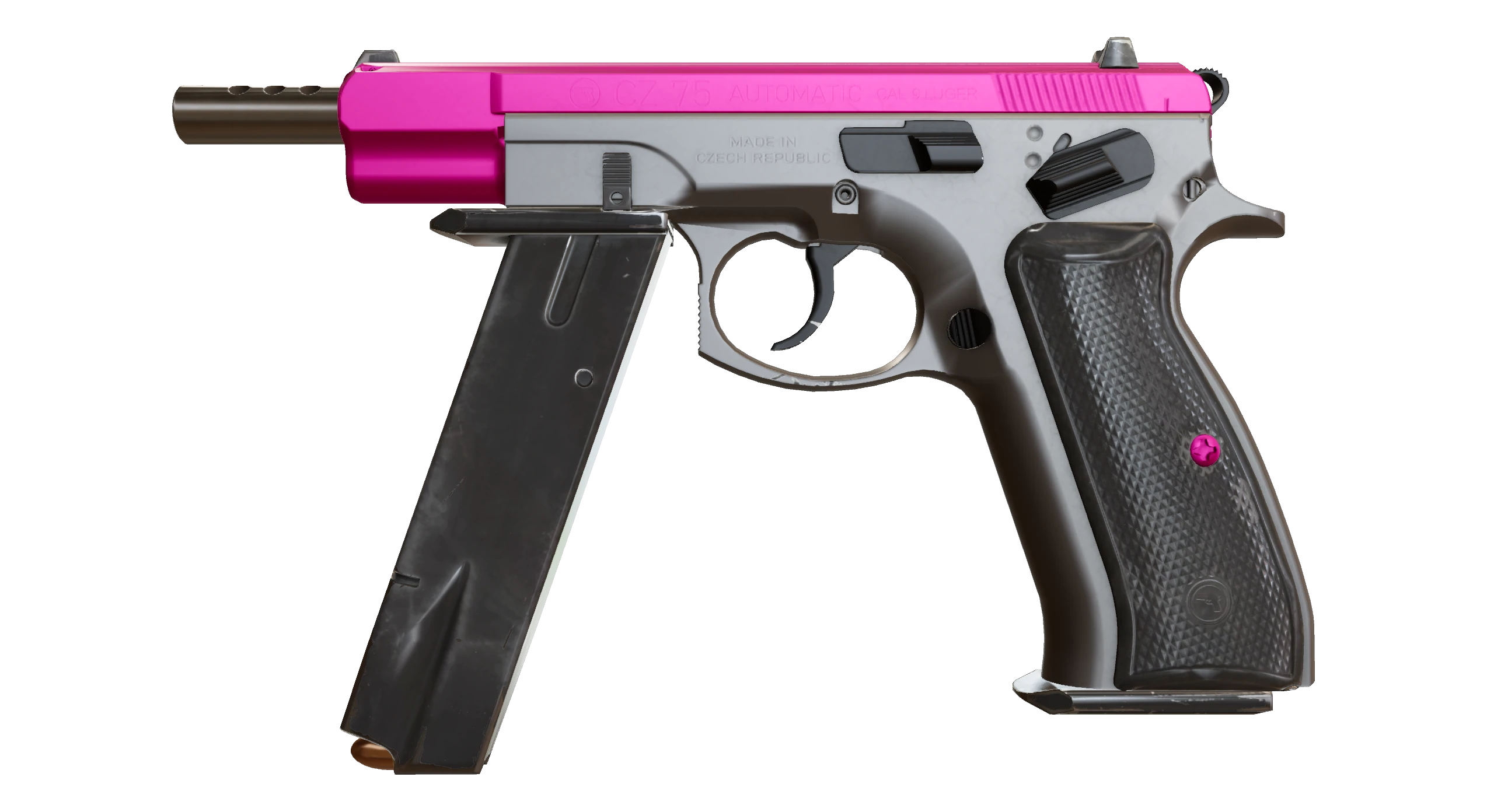 CZ75-Auto | The Fuschia Is Now Factory New front screenshot
