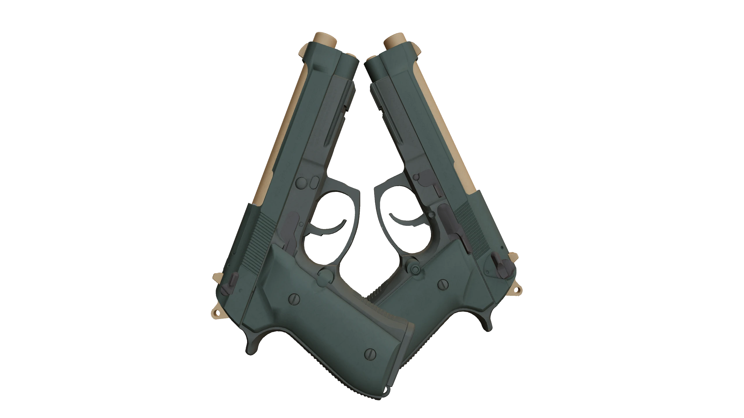 Dual Berettas | Contractor Factory New front screenshot