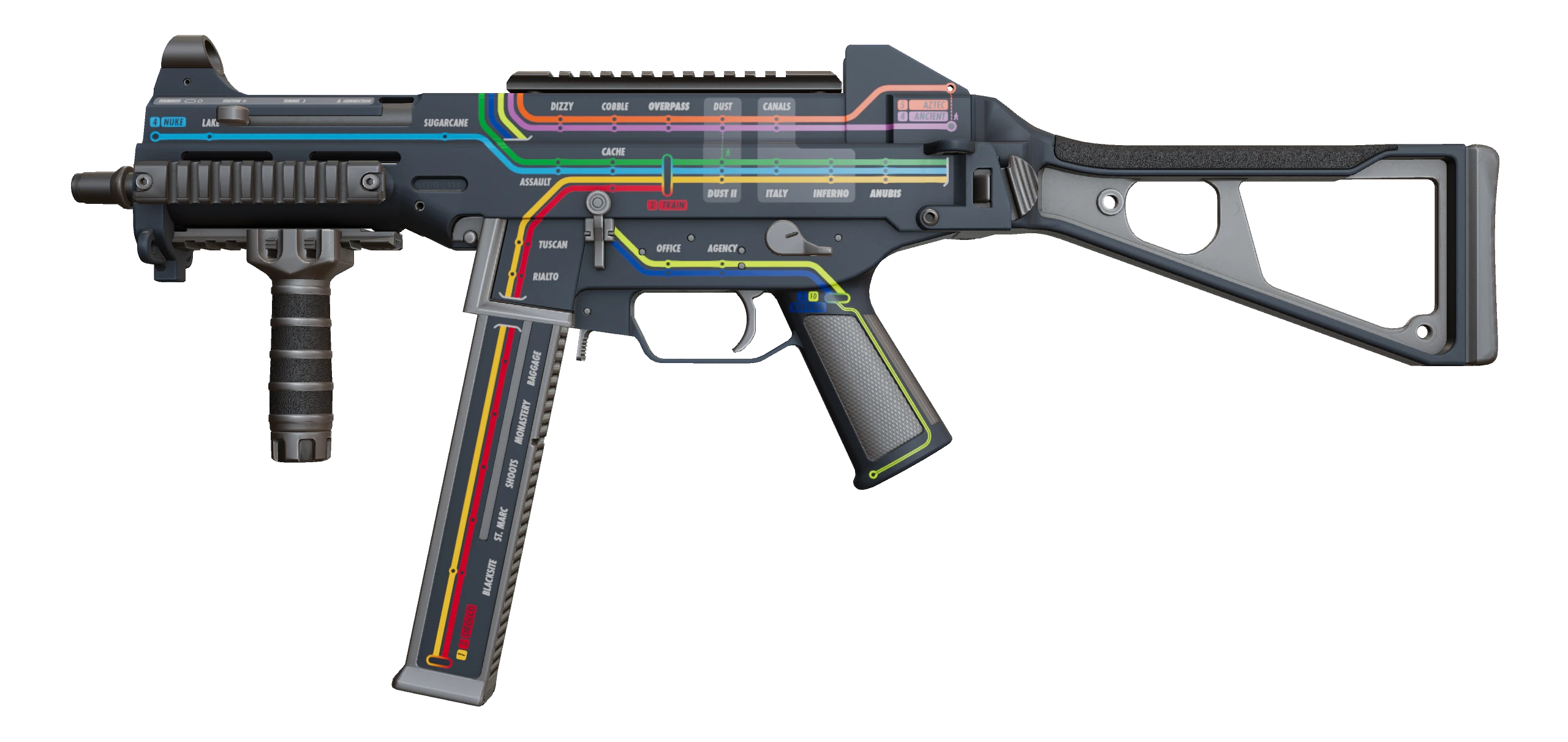 UMP-45 | Late Night Transit Factory New front screenshot