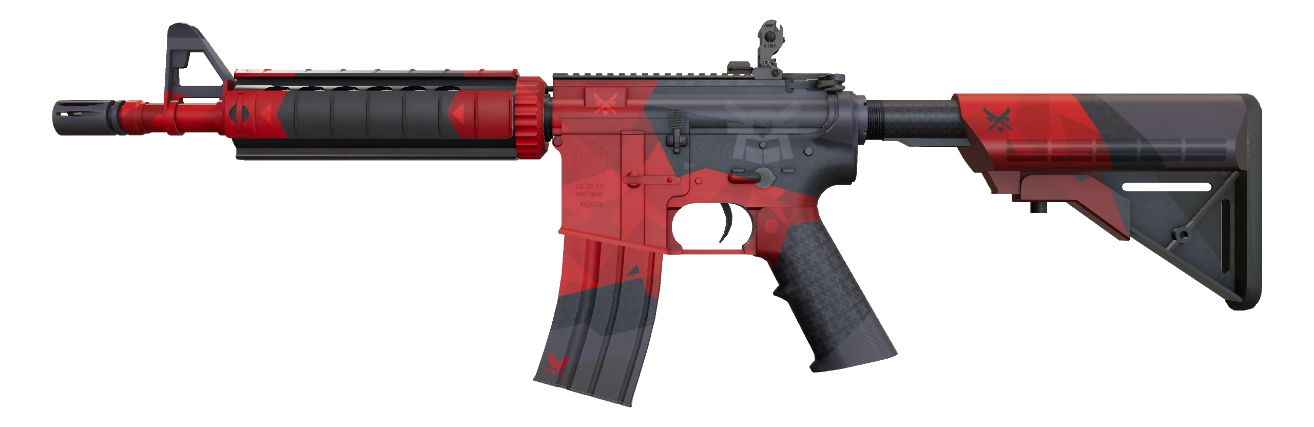 M4A4 | Evil Daimyo Factory New front screenshot