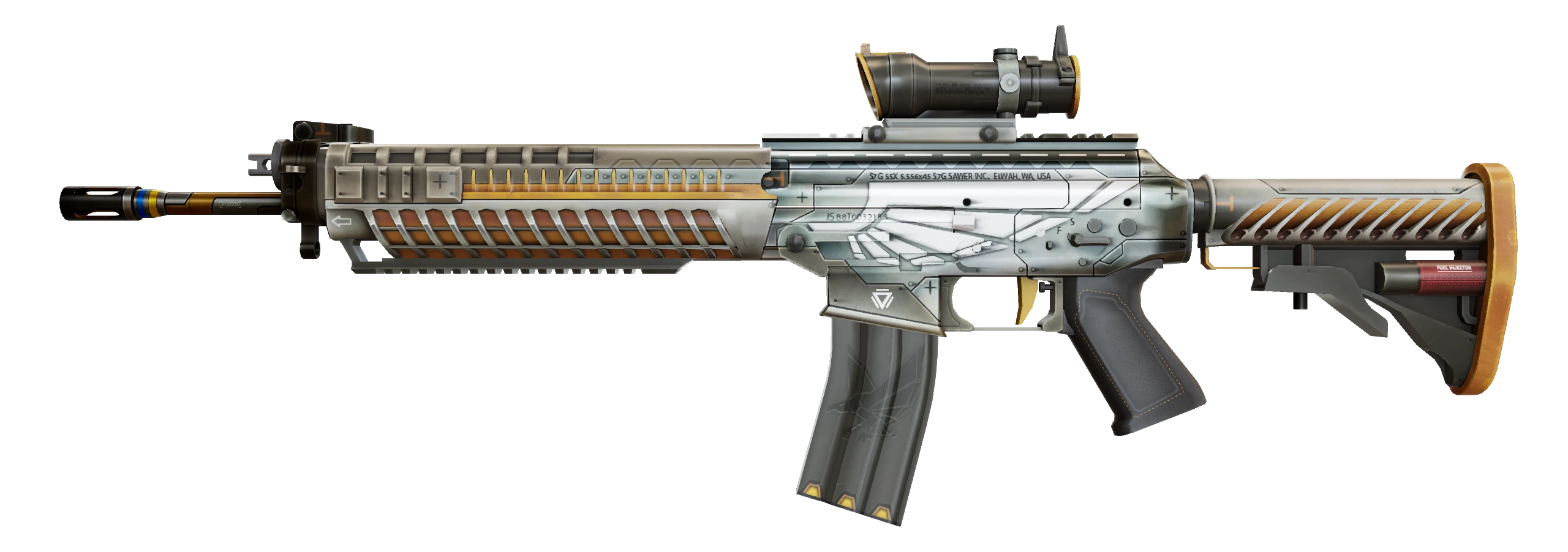 SG 553 | Aerial Factory New front screenshot