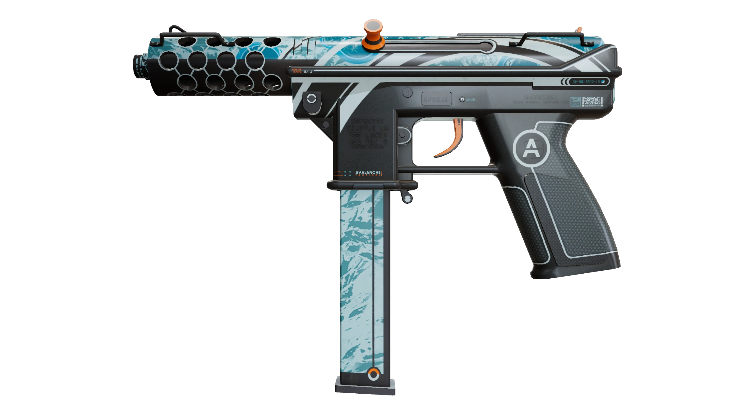Tec-9 | Avalanche Factory New front screenshot