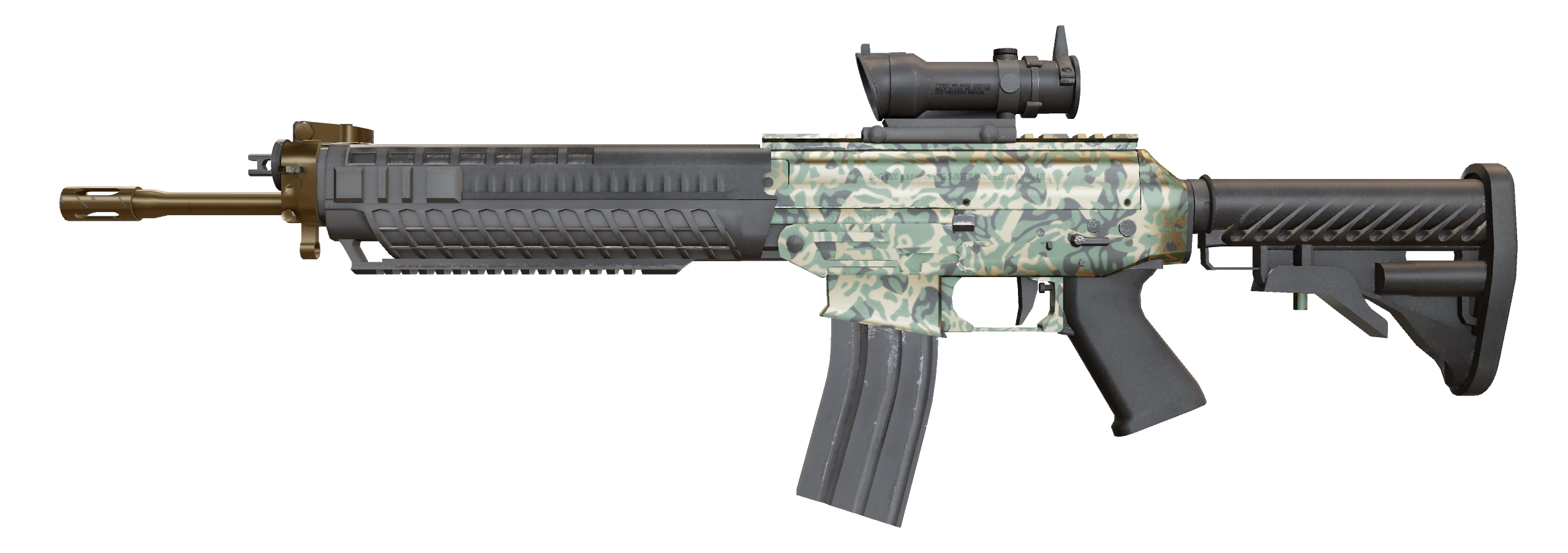 SG 553 | Army Sheen Factory New front screenshot