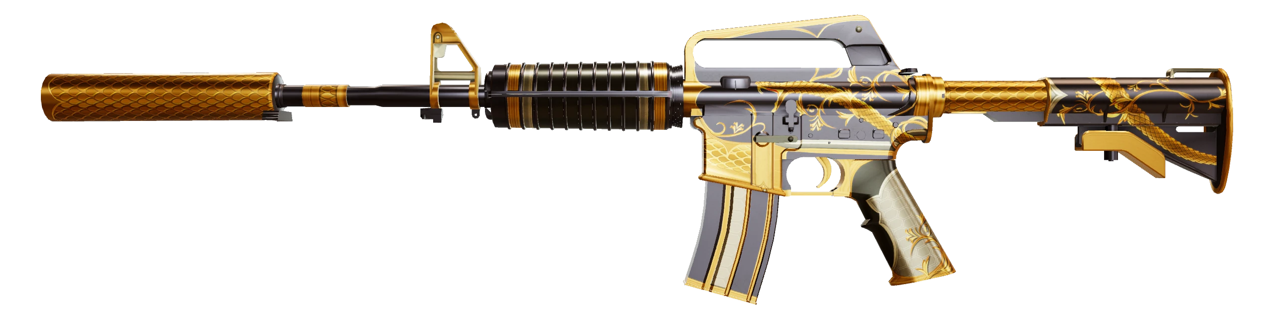 M4A1-S | Golden Coil Factory New front screenshot