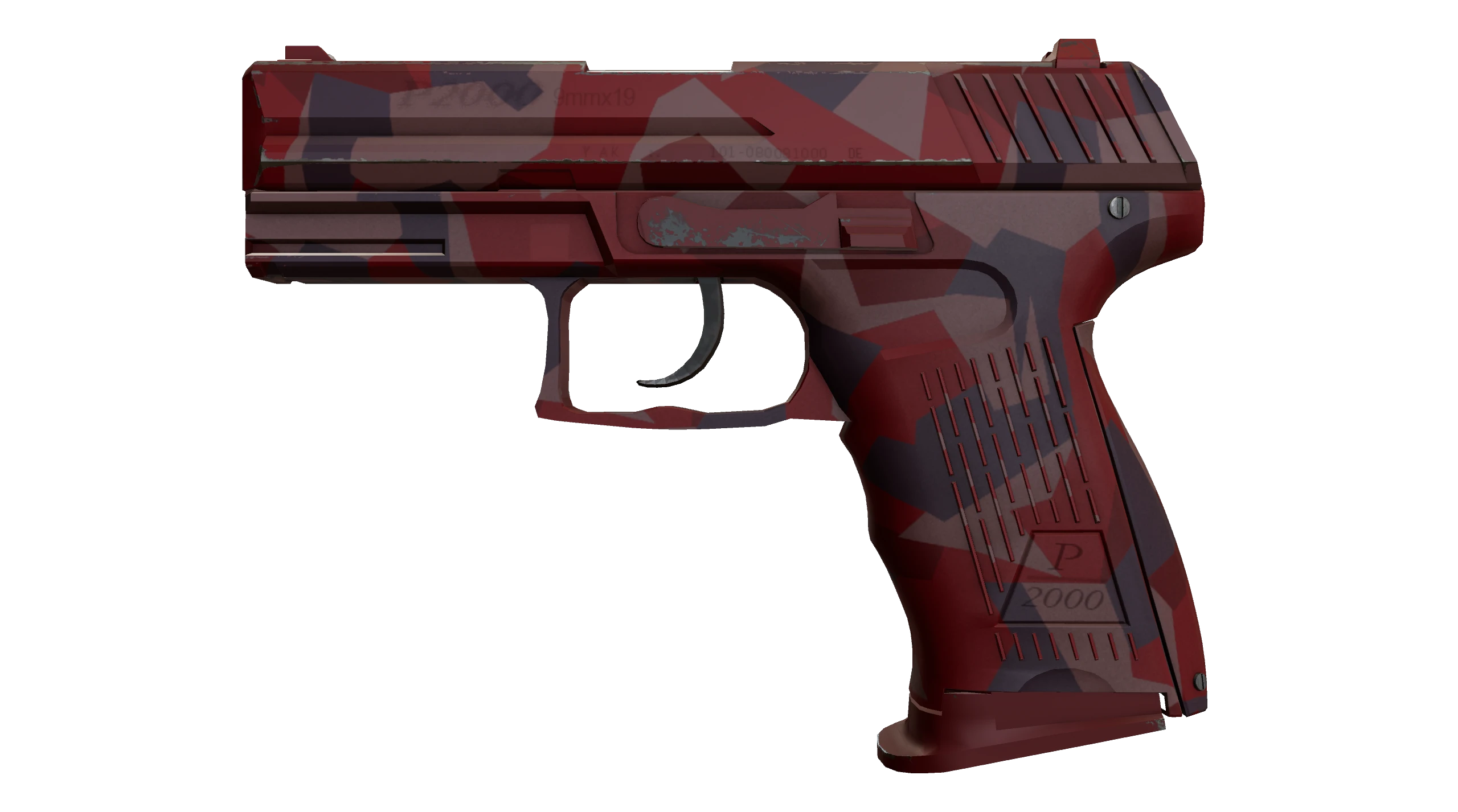 P2000 | Red FragCam Factory New front screenshot