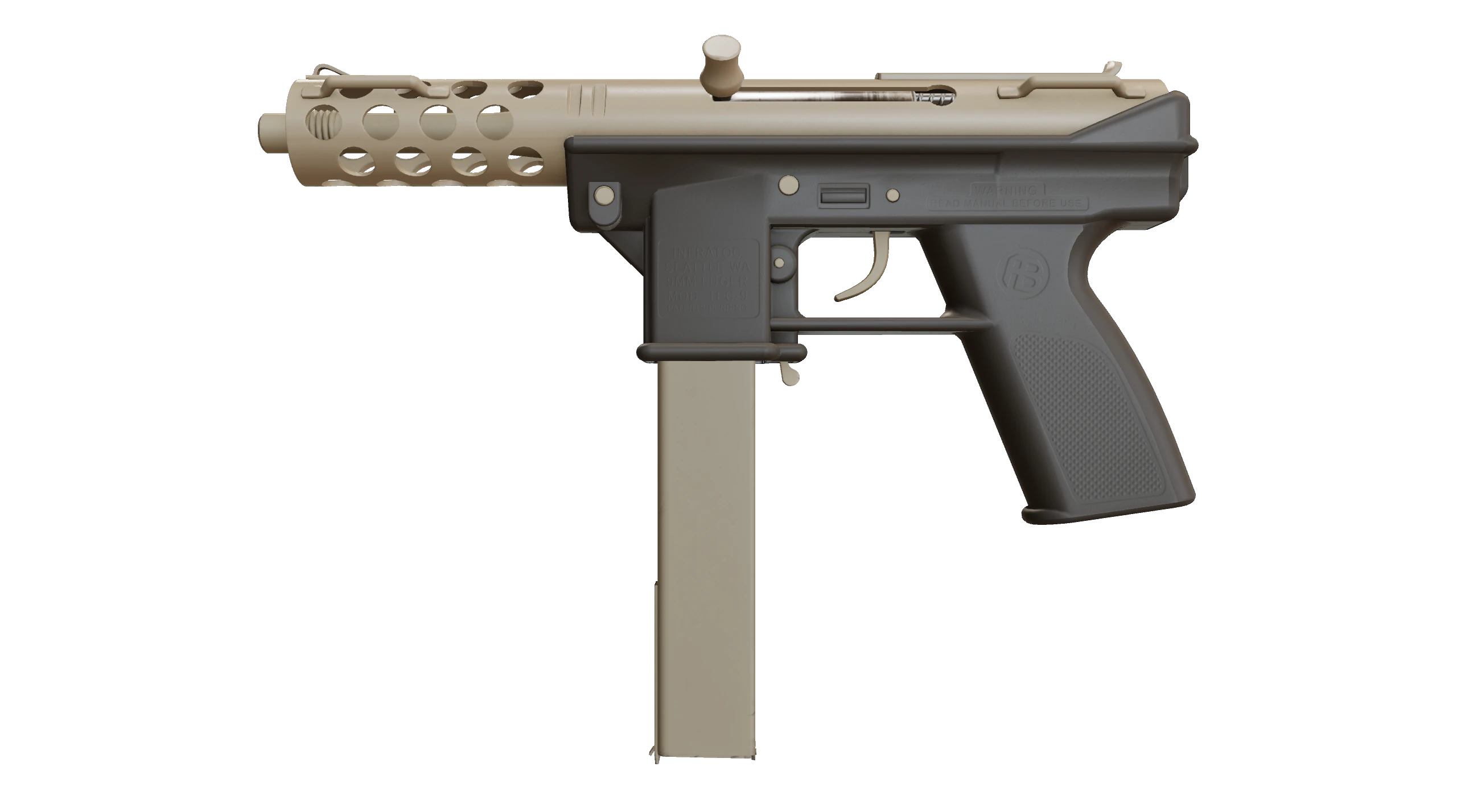 Tec-9 | Raw Ceramic Factory New front screenshot