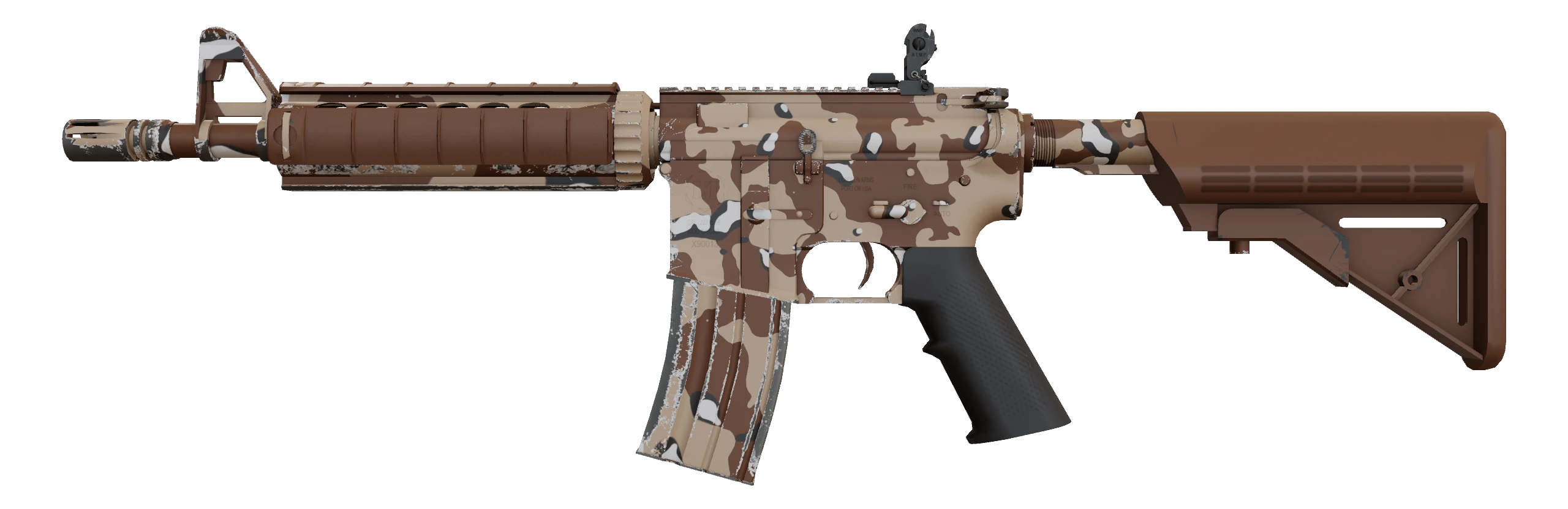 M4A4 | Desert Storm Factory New front screenshot