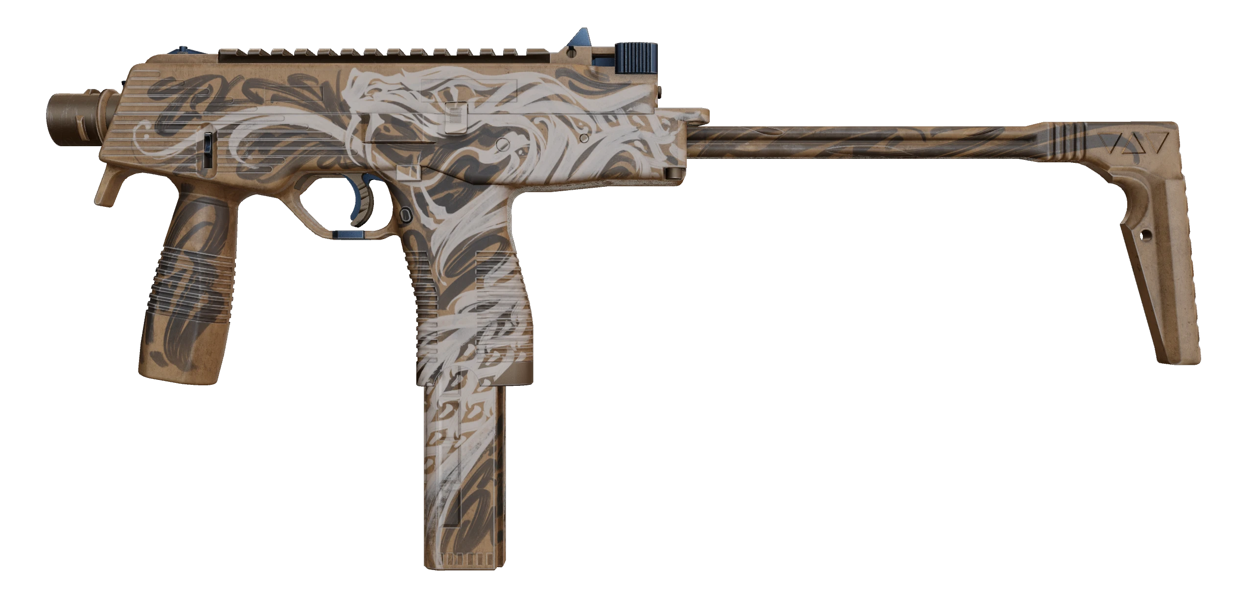 MP9 | Dune Asp Factory New front screenshot