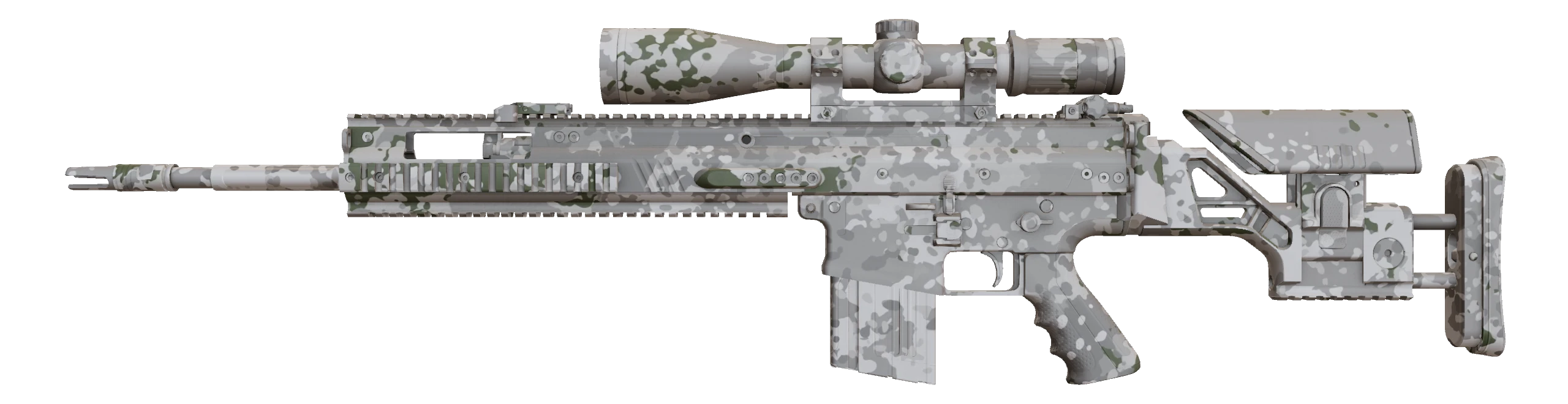 SCAR-20 | Arctic Camo Panels Factory New front screenshot