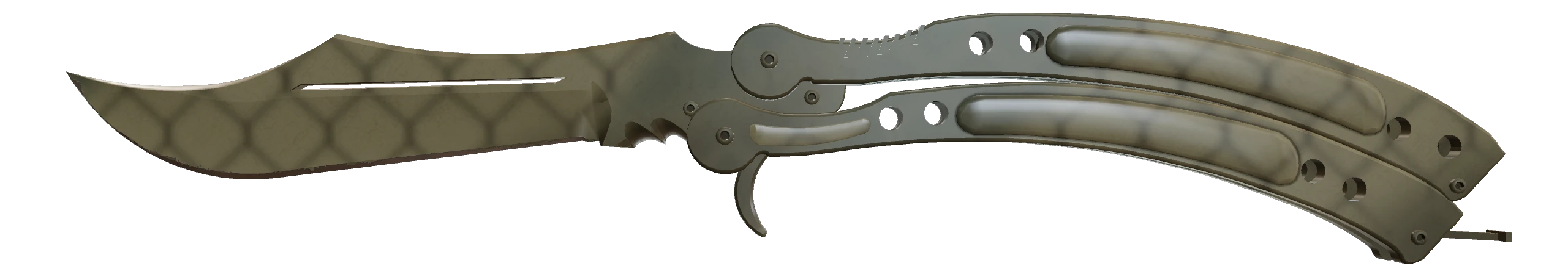 Butterfly Knife | Safari Mesh Factory New front screenshot