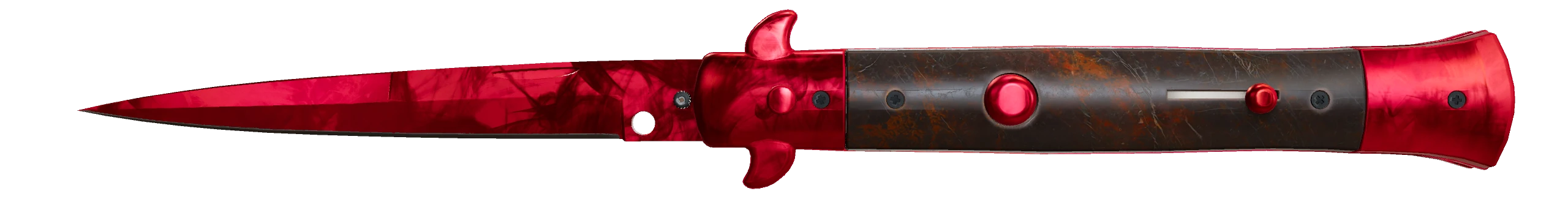 Stiletto Knife | Doppler Ruby Factory New front screenshot