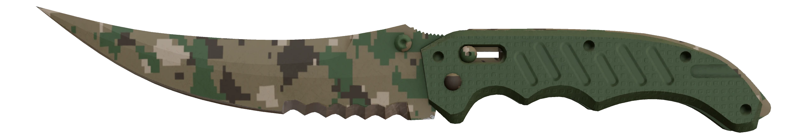 Flip Knife | Forest DDPAT Factory New front screenshot