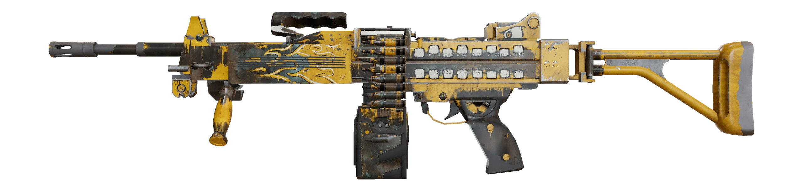 Negev | Loudmouth Minimal Wear front screenshot