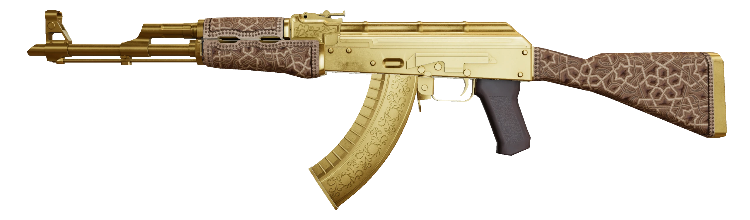 AK-47 | Gold Arabesque Factory New front screenshot