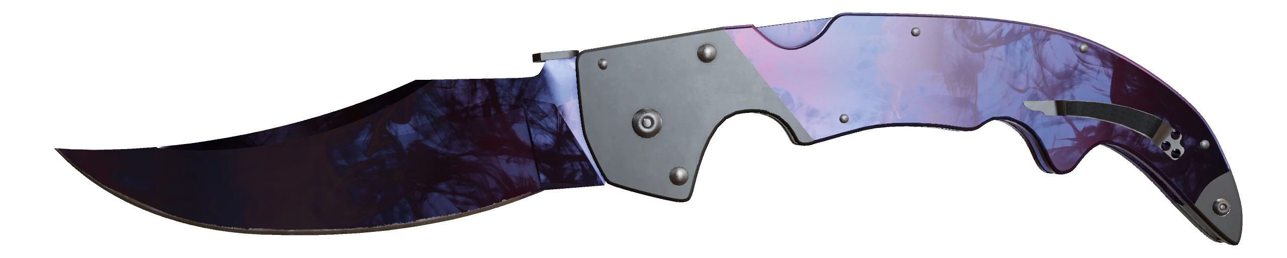 Falchion Knife | Doppler Black Pearl Factory New front screenshot