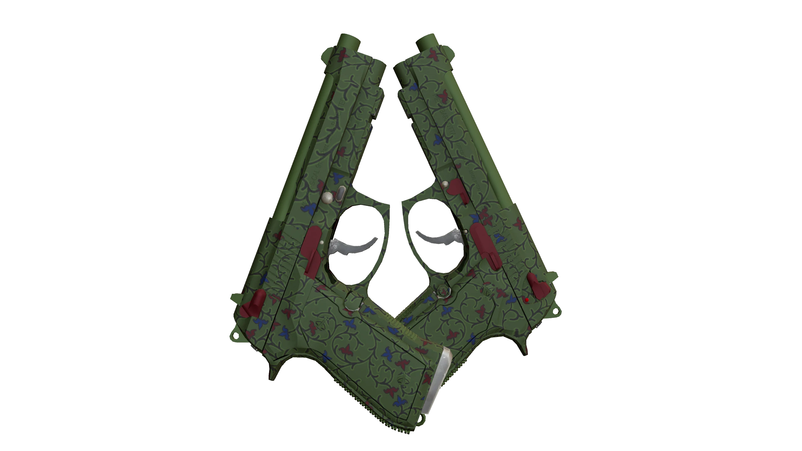 Dual Berettas | Briar Factory New front screenshot