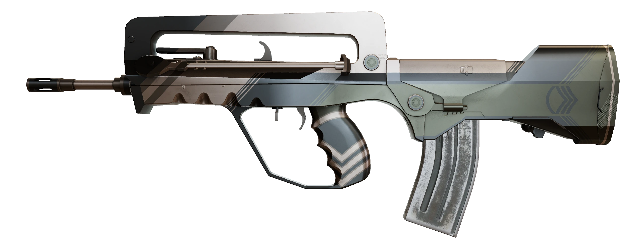 FAMAS | Sergeant Minimal Wear front screenshot