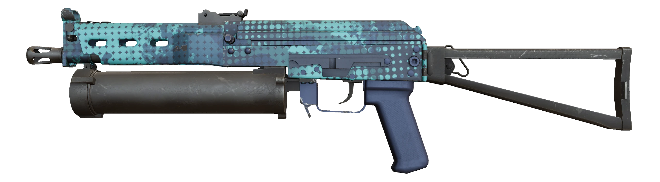 PP-Bizon | Cobalt Halftone Factory New front screenshot