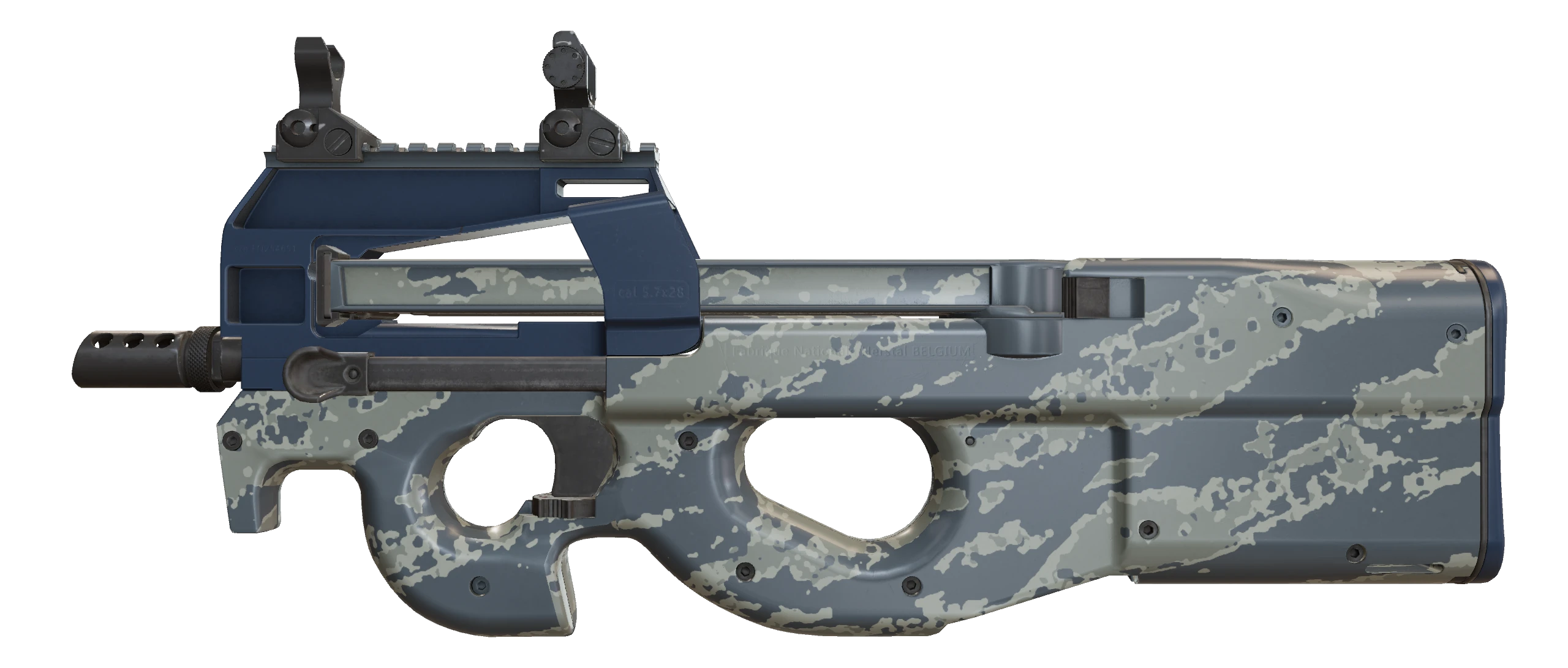 P90 | Blue Tac Factory New front screenshot