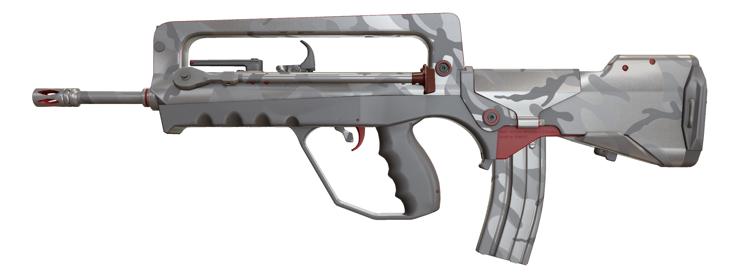 FAMAS | Grey Ghost Factory New front screenshot