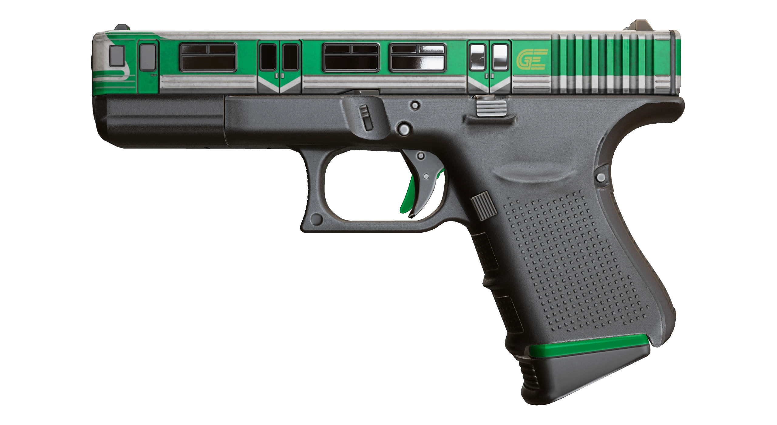 Glock-18 | Green Line Factory New front screenshot