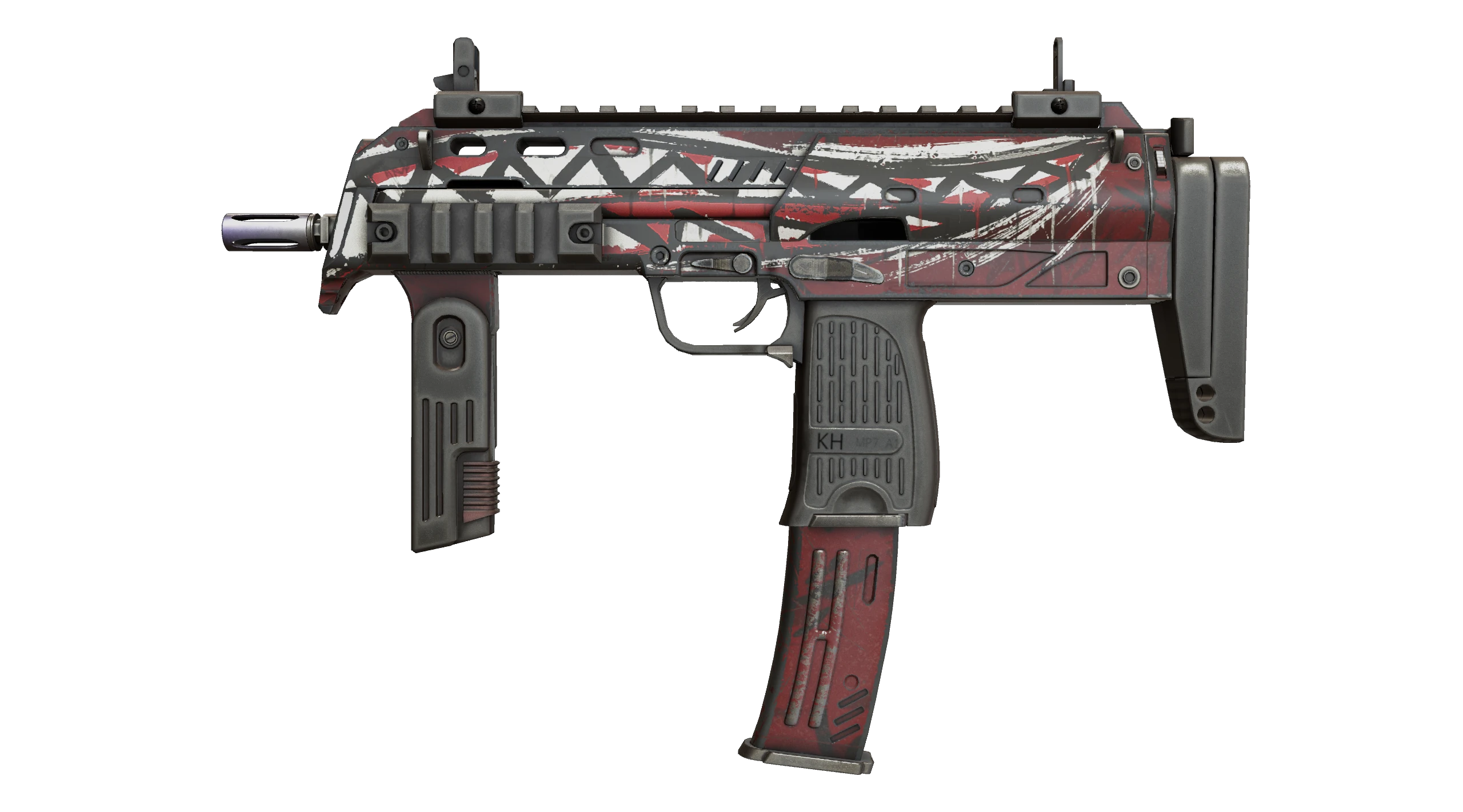 MP7 | Mischief Minimal Wear front screenshot