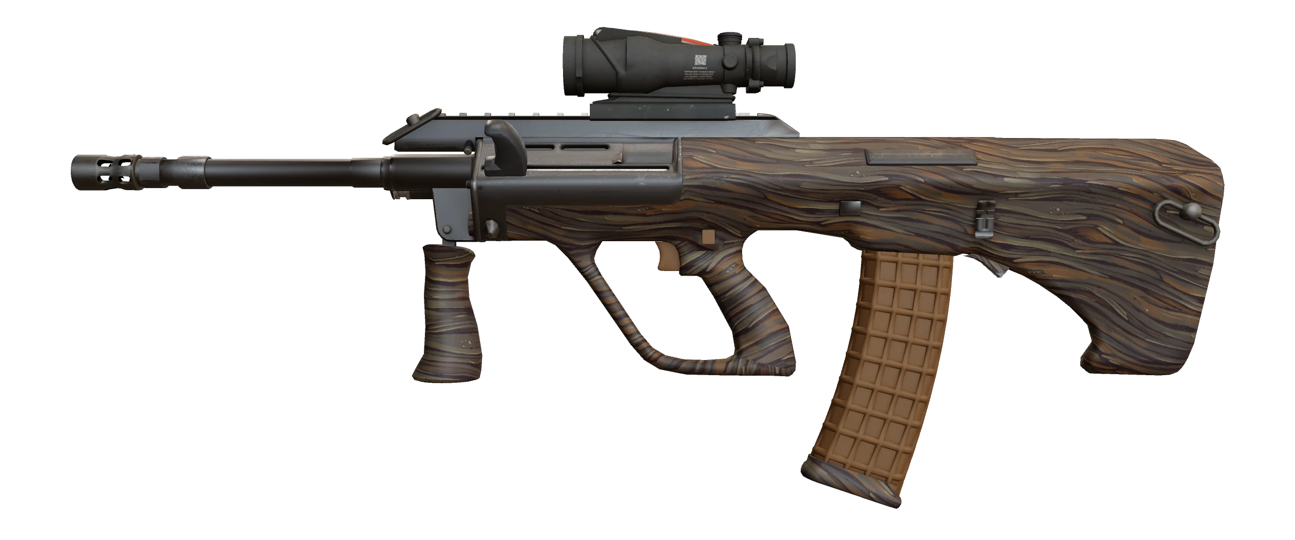 AUG | Spalted Wood Factory New front screenshot