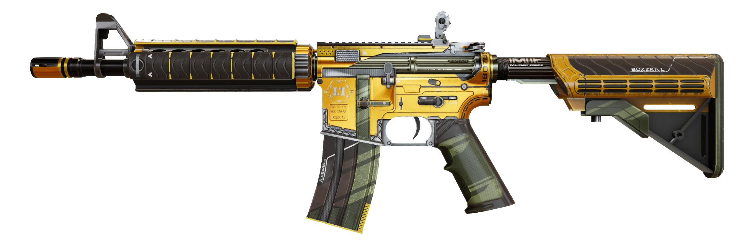 M4A4 | Buzz Kill Factory New front screenshot