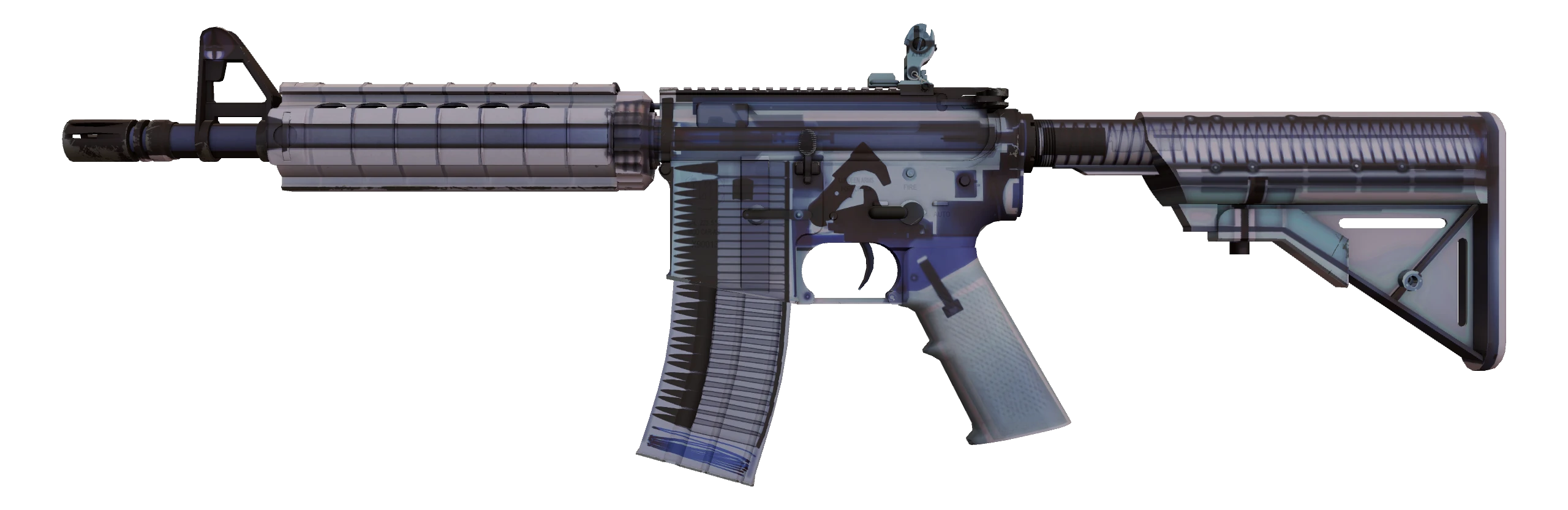 M4A4 | X-Ray Factory New front screenshot