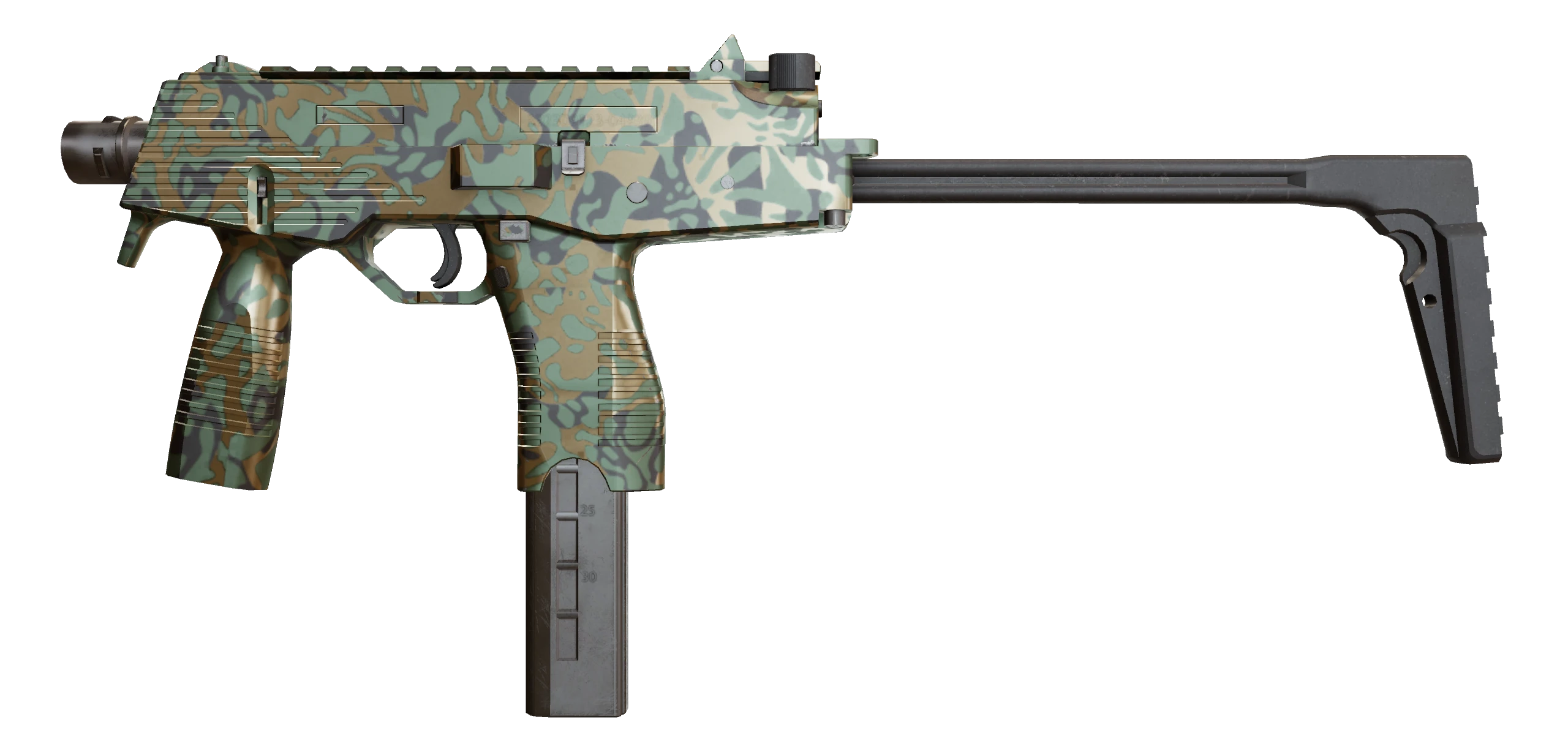 MP9 | Army Sheen Factory New front screenshot