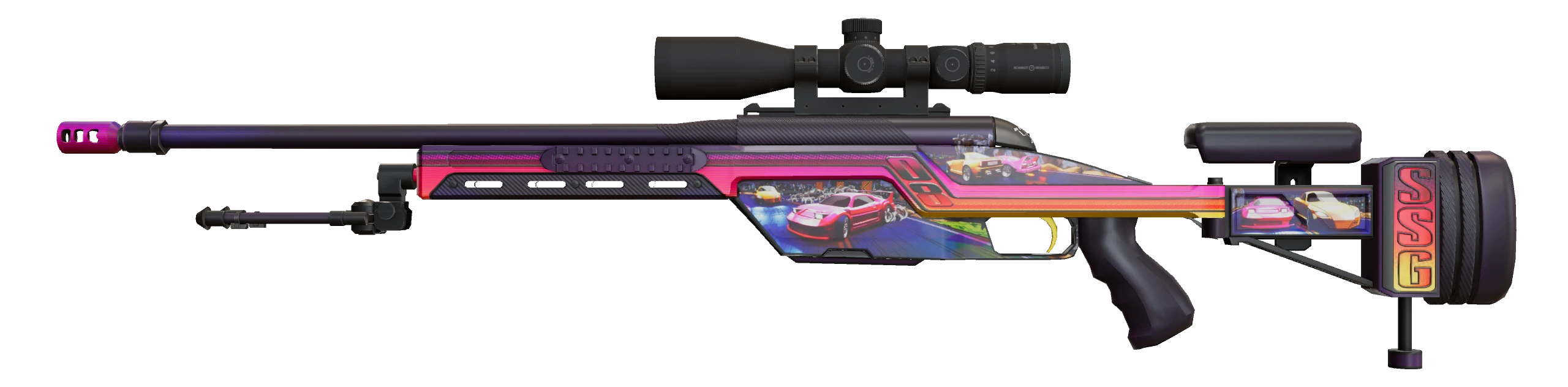 SSG 08 | Turbo Peek Factory New front screenshot