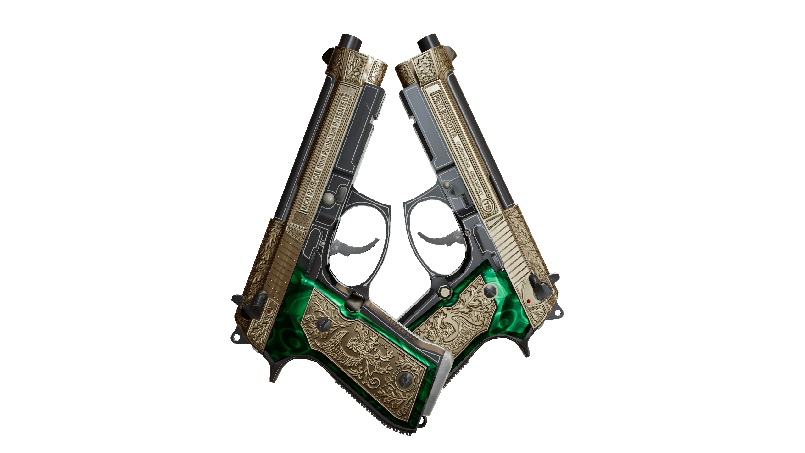 Dual Berettas | Royal Consorts Factory New front screenshot