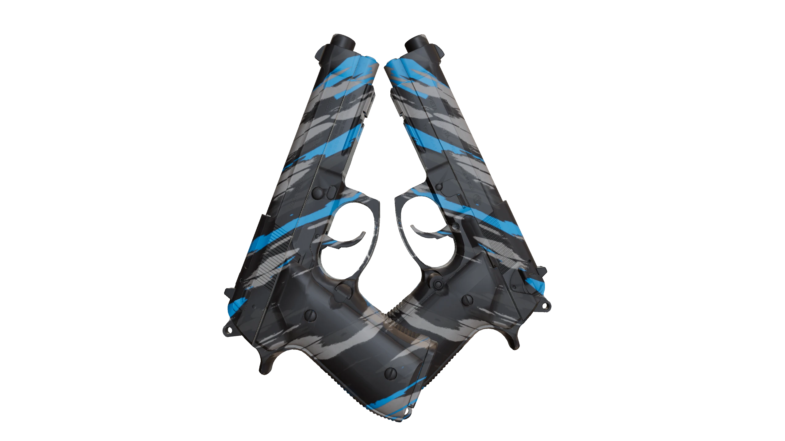 Dual Berettas | Shred Factory New front screenshot