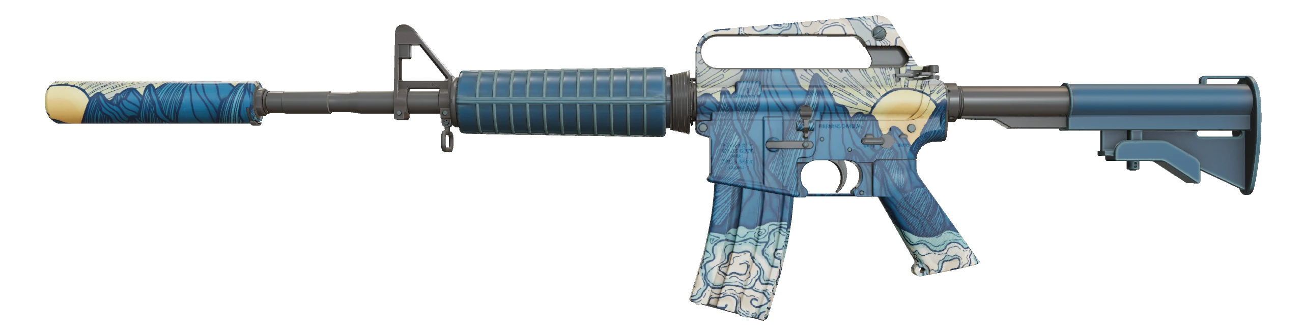 M4A1-S | Solitude Factory New front screenshot