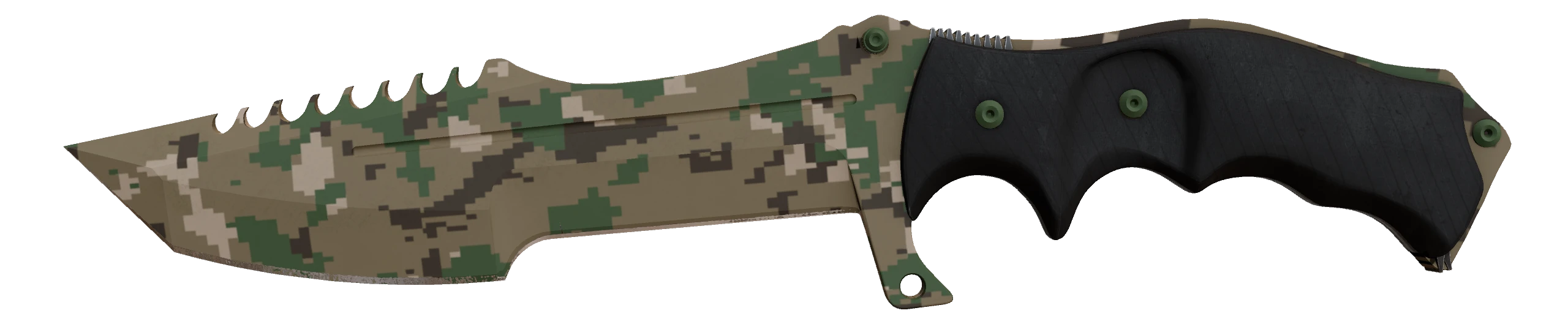 Huntsman Knife | Forest DDPAT Factory New front screenshot