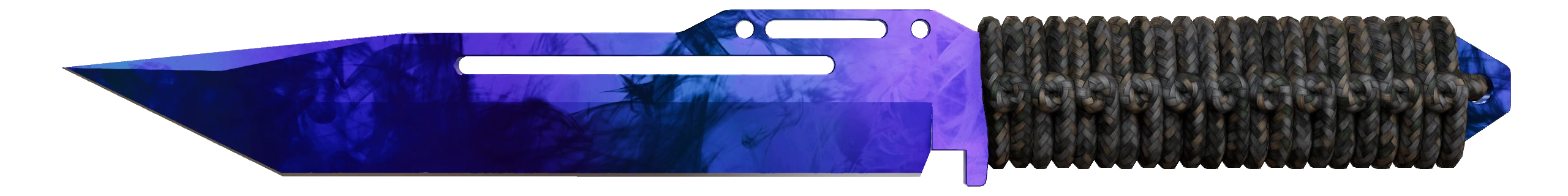 Paracord Knife | Doppler Sapphire Factory New front screenshot