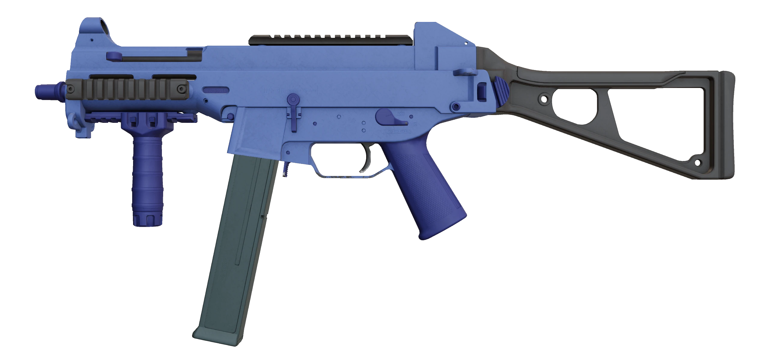 UMP-45 | Indigo Factory New front screenshot