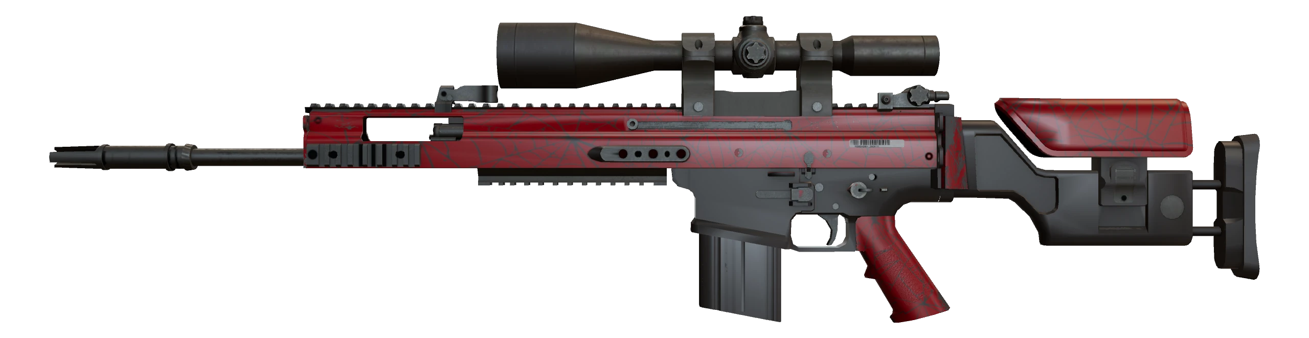 SCAR-20 | Crimson Web Factory New front screenshot