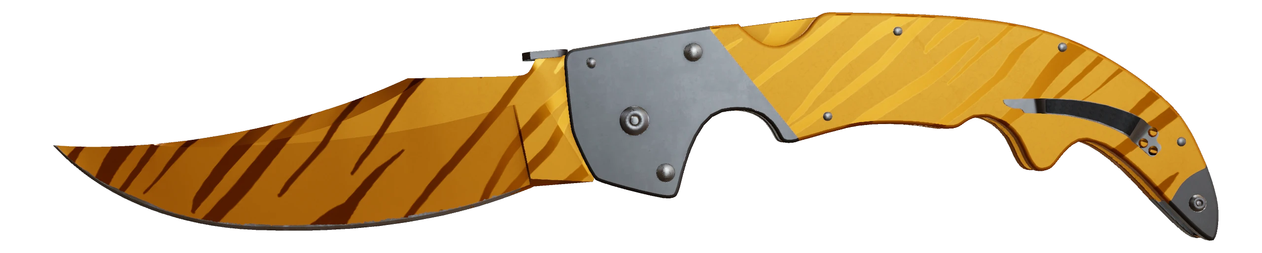 Falchion Knife | Tiger Tooth Factory New front screenshot