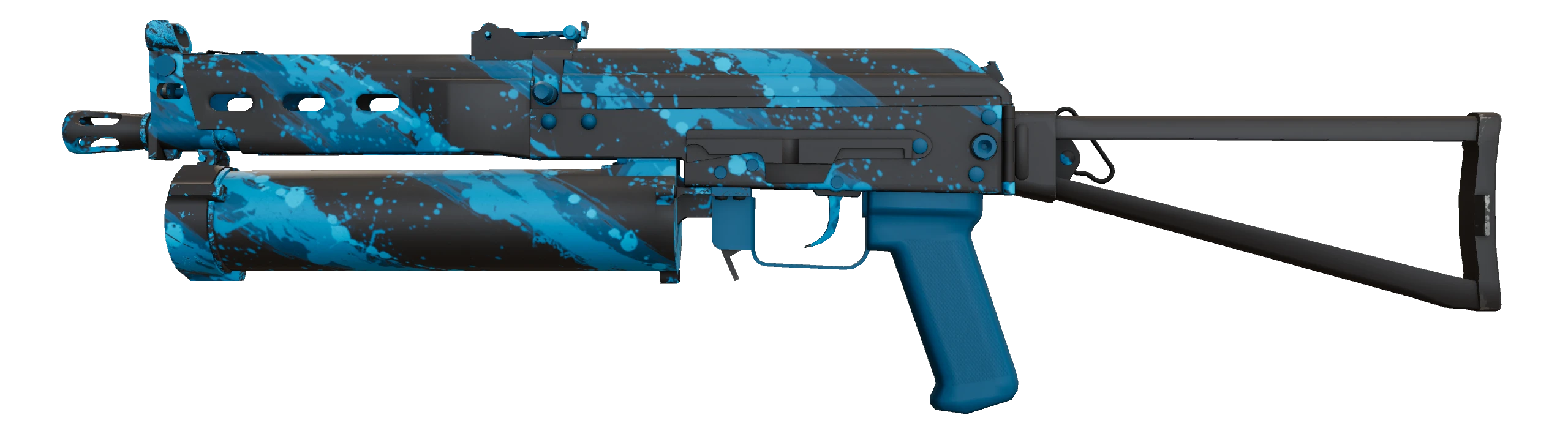 PP-Bizon | Blue Streak Factory New front screenshot