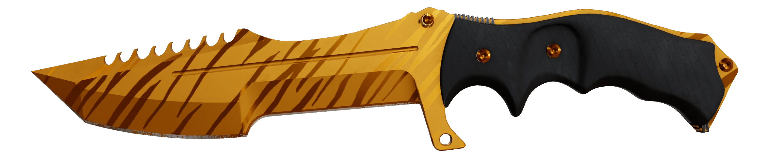 Huntsman Knife | Tiger Tooth Factory New front screenshot