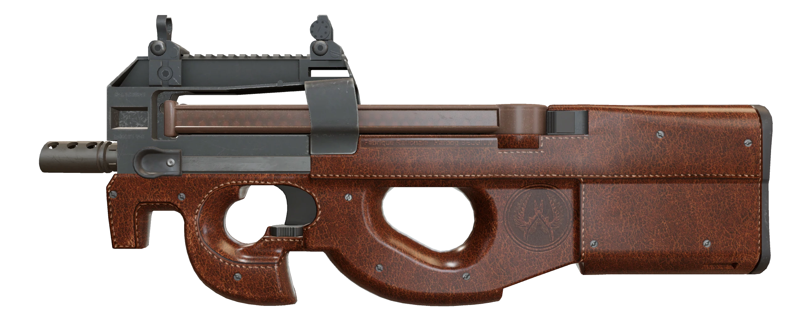 P90 | Leather Factory New front screenshot