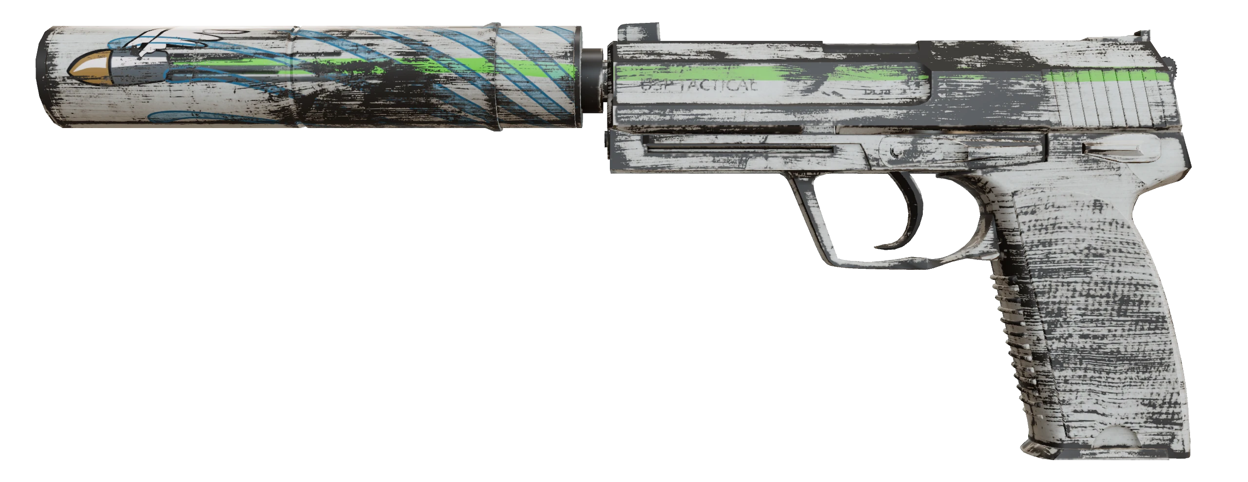 USP-S | Road Rash Factory New front screenshot