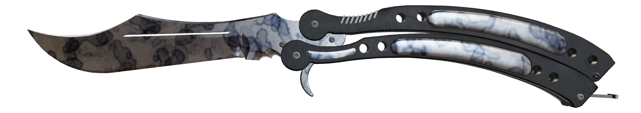 Butterfly Knife | Stained Factory New front screenshot