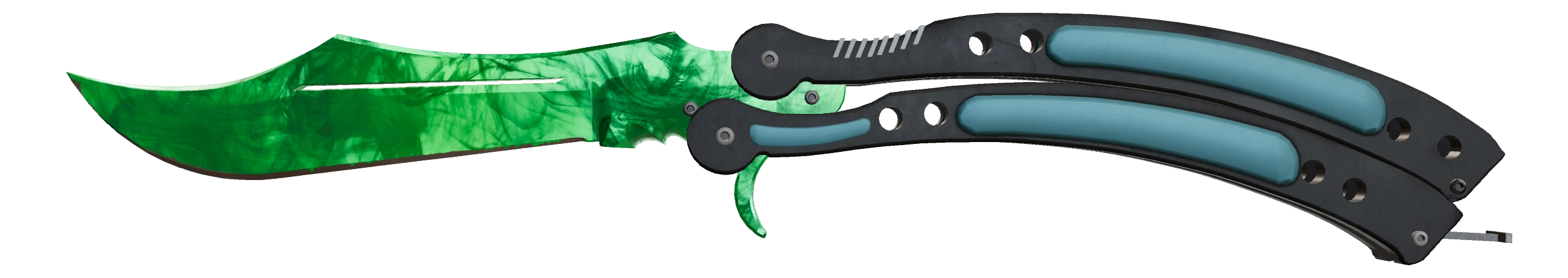Butterfly Knife | Gamma Doppler Emerald Factory New front screenshot