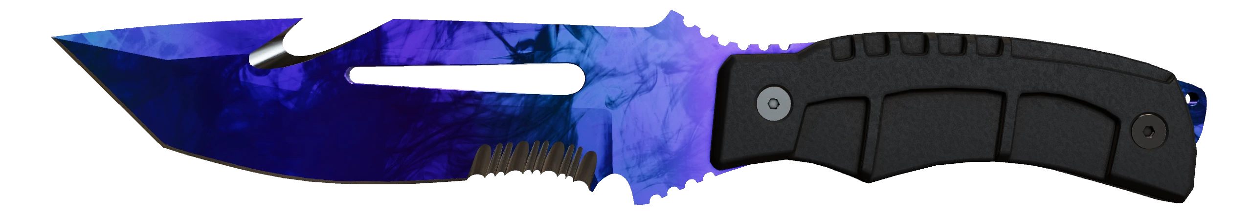Survival Knife | Doppler Sapphire Factory New front screenshot