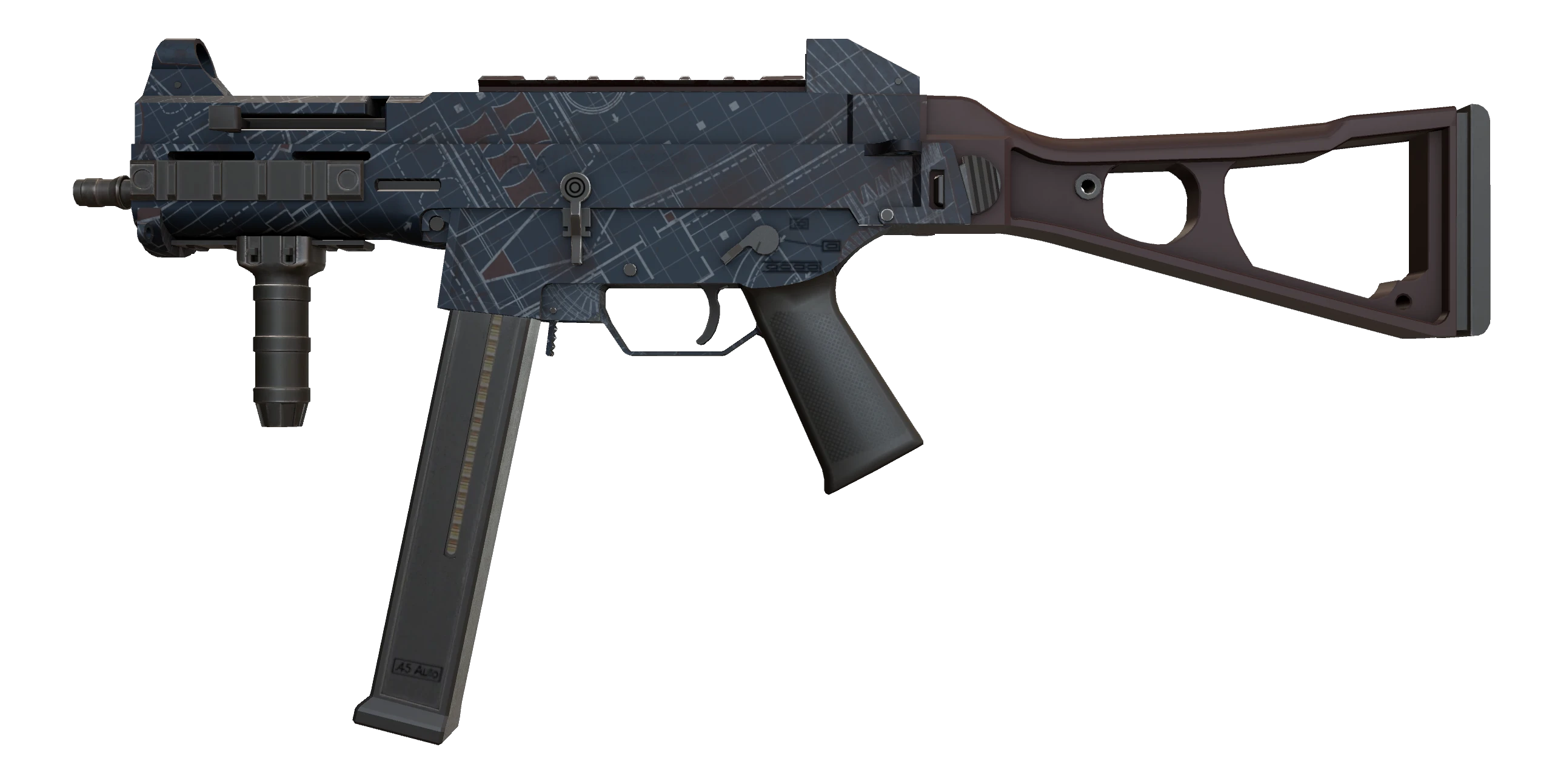 UMP-45 | Facility Dark Factory New front screenshot