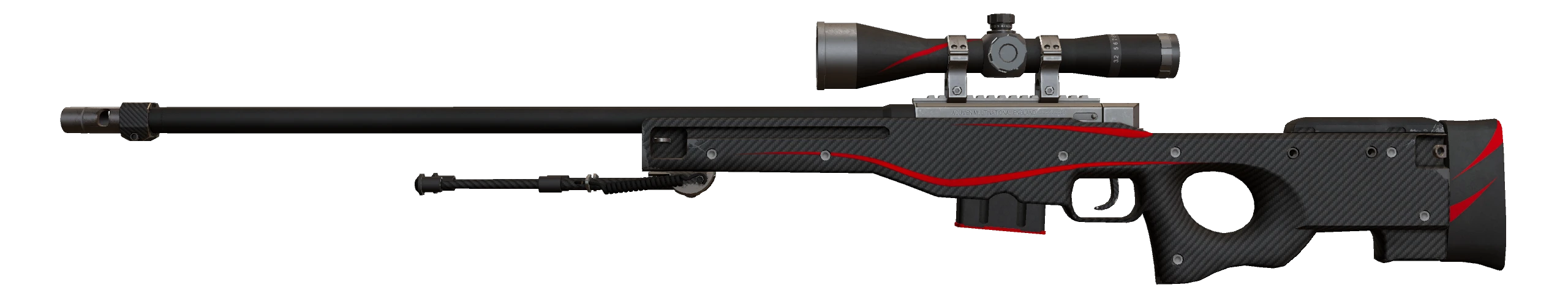 AWP | Redline Minimal Wear front screenshot