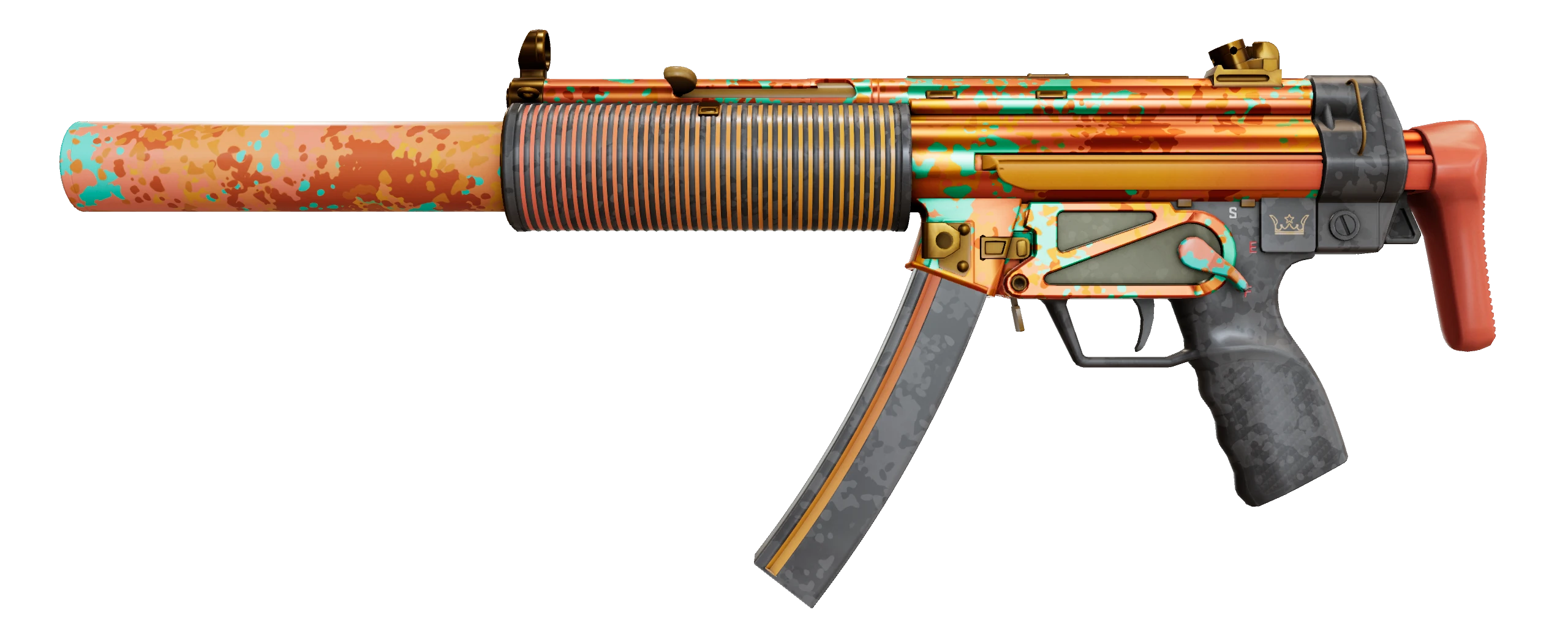 MP5-SD | Oxide Oasis Factory New front screenshot
