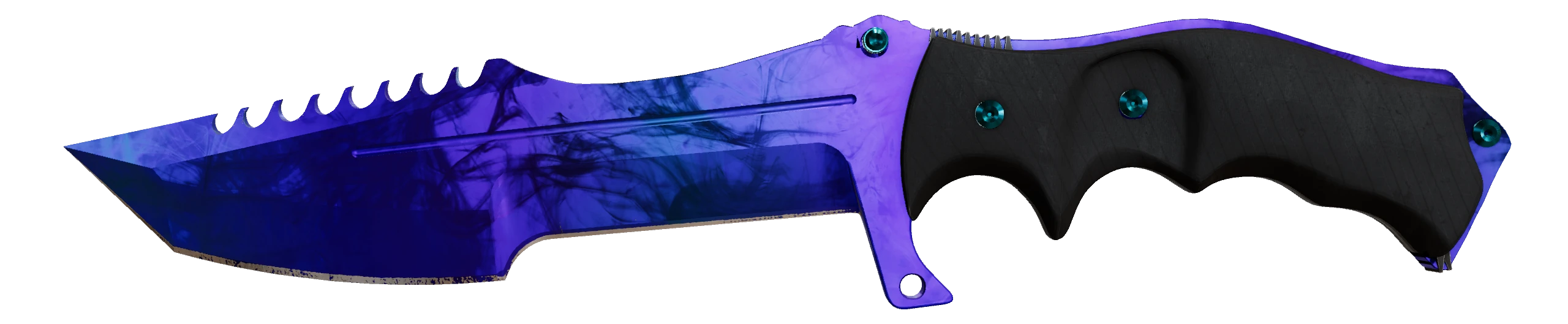 Huntsman Knife | Doppler Sapphire Factory New front screenshot